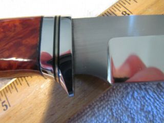 Handmade Custom Fixed Blade Knife.  David Brodziak Hunter. 8