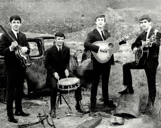 The Beatles Paul Mccartney John Lennon Harrison Ringo Starr 8x10 Photo (zz - 012)
