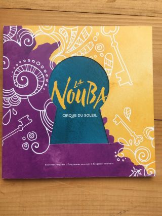 La Nouba Cirque Du Soleil Souvenir Program Book Printed In Canada