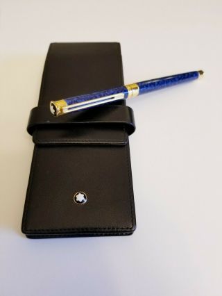 Montblanc Noblese Blue Marble Fountain Pen