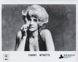 Vintage Photograph - Tammy Wynette - Epic Records Photo