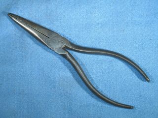 Vintage Utica No.  1033 - 6 " Long Needle Nose Pliers Made In Usa