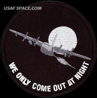 Usaf 16th Special Operations Sq - Ac - 130 Gunship - We Only Come Out At Night Patch