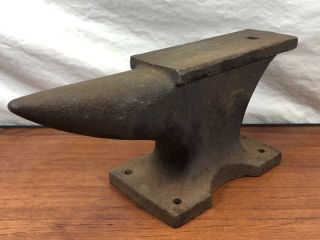 Vintage Blacksmithing Collectible Small Antique Enderes Tool Co.  Old Anvil E351 6