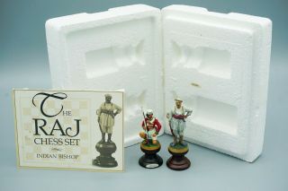 1987 Franklin Raj Chess Set Forces Of The Rebellion Indian Bishop & Pawn