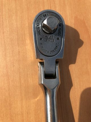 Snap - on F832 3/8”drive ratchet bent handle flex hea 6