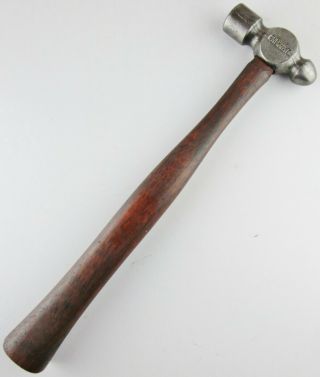 Vintage Fairmount Small Ball Peen Hammer 11 Oz.  With Wood Handle 11 - 1/2  Long