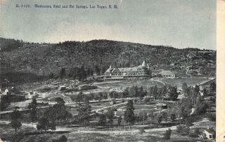 C.  1907,  Montezuma Hotel And Hot Springs,  Las Vegas,  Mexico,  Nm,  Old Postcard