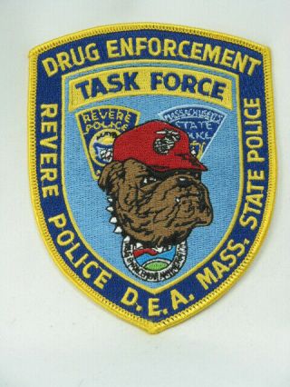 726 Massachusetts Revere Police Dea State Police Task Force Patch