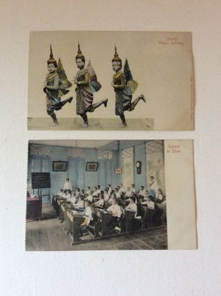 Siam Postcards X 2 C1910