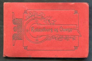 T45 - Denmark Kalundborg 1898 - 1905 Souvenir Postcard Booklet / Folder.  Complete