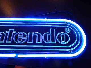 Blue Nintendo Game Room 3D Carved Beer Light Lamp Neon Sign 15 