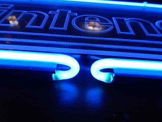 Blue Nintendo Game Room 3D Carved Beer Light Lamp Neon Sign 15 
