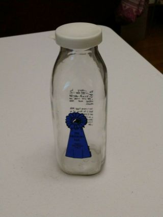 The Fryeburg Fair Maine Milk Bottle