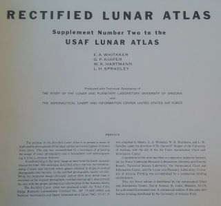 Rectified Lunar Atlas Supplement Number Two - Whitaker - 1963 2