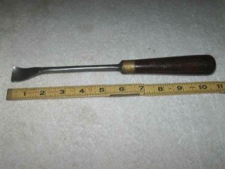 Vintage D.  R.  Barton Front Bent Wood Carving Spoon Bit Gouge,  1 