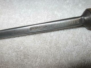 Vintage D.  R.  Barton Front Bent Wood Carving Spoon Bit Gouge,  1 