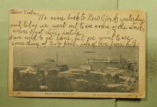 Dr Who 1903 York Battery Park Postcard E25756