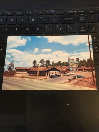 Vintage Postcard - Western Hills Motor Hotel Past Flagstaff On Us 66 Arizona