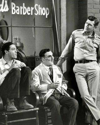 " The Andy Griffith Show " Goober,  Floyd & Andy At Barber Shop 8x10 Photo (ep - 749)