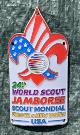 2019 World Scout Jamboree Usa Hiking Staff Stick Medallion