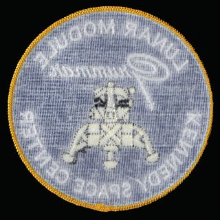 GRUMMAN LUNAR MODULE - KENNEDY SPACE CENTER APOLLO MOON LANDER PATCH 2