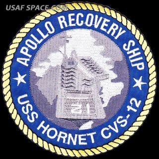 Apollo Recovery Ship - Uss Hornet Cvs - 12 - A Heritage Of Excellence 5 " Patch
