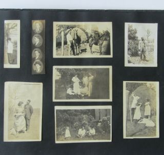 Antique Photo Album With Photos,  Early 1900s,  Miami Hurricane,  Birmingham Nurses