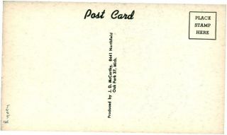 1960 J D Mc Carthy Baseball Postcard Bill Rigney San Francisco Giants 2