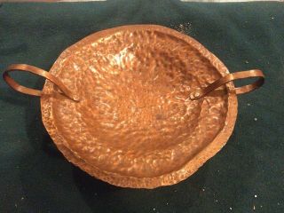 Rtro Vintage Hand Made Hammered Copper Bowl
