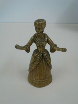 Vintage Bronze Belly Maiden Or Lady