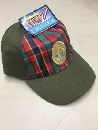 Boy Scouts Of America Webelos Cap M/l W Tag Vintage Hat Twill Bsa Adjustable