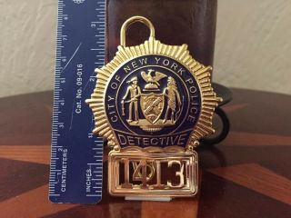 Collector York City Detective Movie Prop Shield -