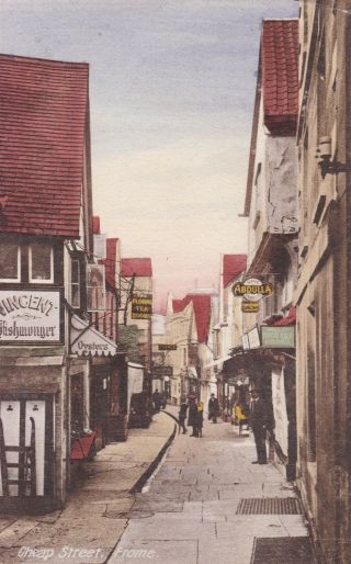 Frome - Street,  Shops & People By Dyke 1927