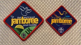2007 World Scout Jamboree Uk Official Patch & Participant Patch