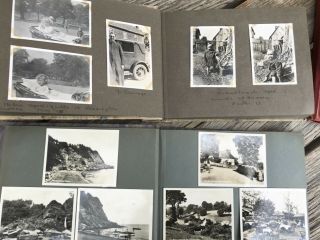 Five Family photo albums from 1930s holiday and family Pics 3 Kingsway,  2 Snaps 6