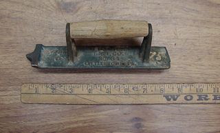 Vintage Littlestown Hardware & Foundry Co.  No.  34 Concrete Jointing & Edging Tool