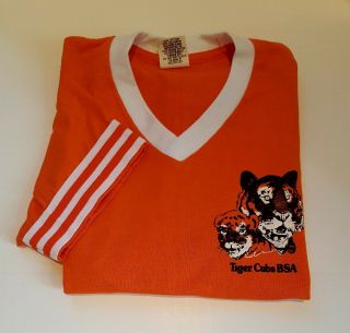 Vintage Tiger Cubs Boy Scouts Of America Bsa Orange T Shirt - Men 