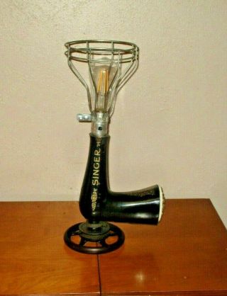 Steampunk Industrial Table Lamp Novelty Unique Desk Lamp Singer Sewing Machine