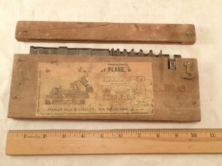 Antique Set Of 17 Cutters For Stanley No 45 Combination Plane - Box