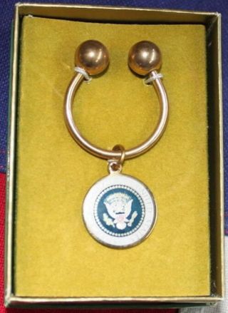 Carter Presidential Seal Color Key Ring W Presentation Box