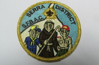 C1980 San Francisco Bay Area Council Sfbac Serra Dist.  Boy Scout Patch Ca Cal