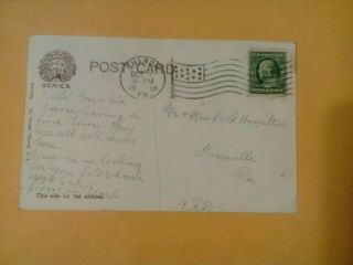1910 South Sharon Steel Mills Section 3 PA.  Rare German Postcard 2