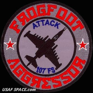 Usaf 107th Expeditionary Fighter Sq - Frogfoot Aggressor - Patch