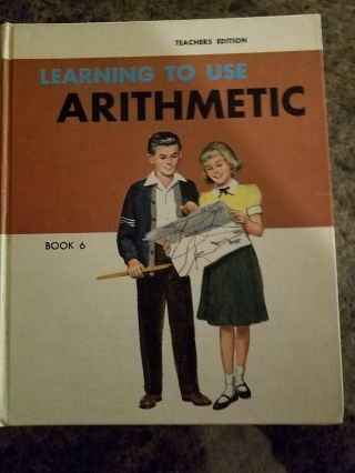 Learning To Use Arithmetic Health Book 6 Teachers Edition 1958 Gc Fs