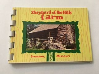 Vintage Souvenir Photo Book Shepherd Of The Hills Farm Branson Missouri Mo