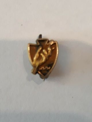 Oa Boy Scout Bsa 10k Gold Dangle Pin Early 60 