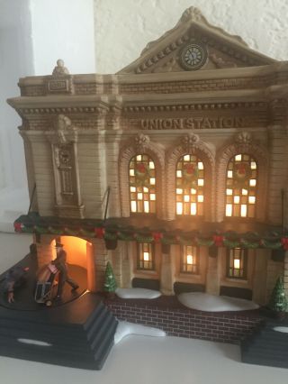 Dept Department 56 Union Station Christmas In The City Series 805532 Animated