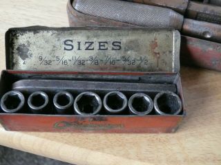 Quickway Socket Wrench Set - - Vintage - - MFG by Quickway Spark Co.  Bethlehem,  PA 4