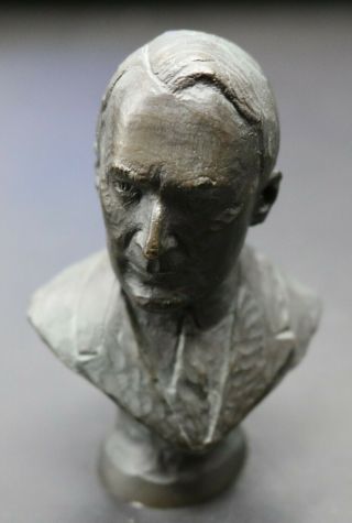 Presidential Bronze Bust Warren Harding 1921 - 1923 Franklin 1977